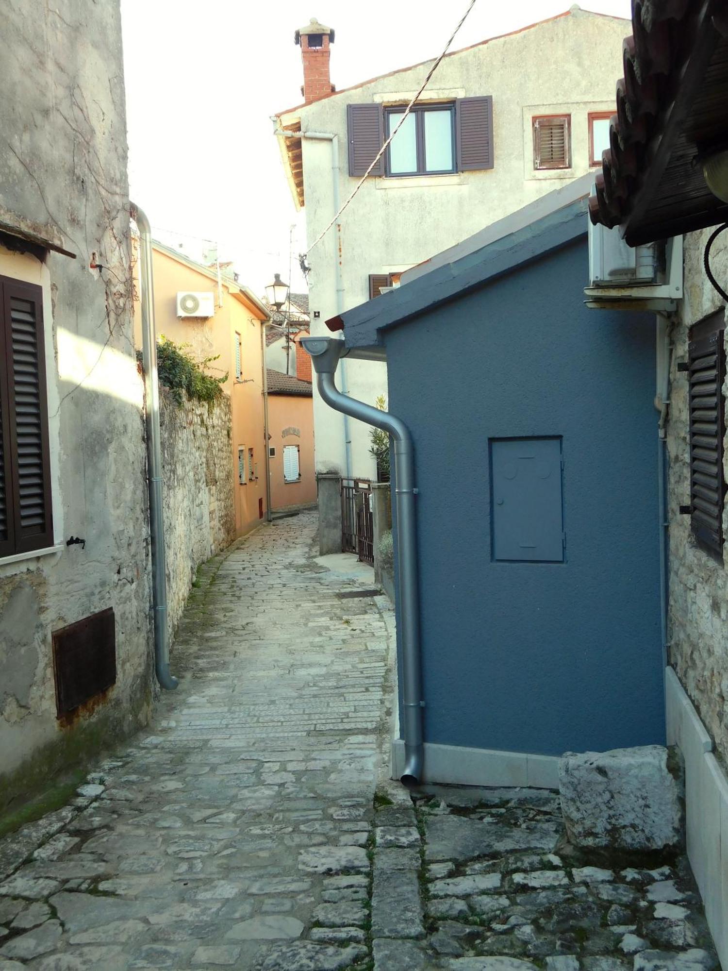 Bezauberndes Steinhaus Mit Garten In Der Altstadt Von רוביני מראה חיצוני תמונה